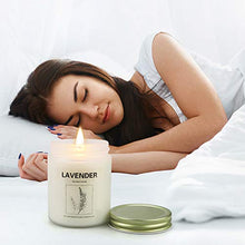 Load image into Gallery viewer, Lavender Candles for Women, Scented Candles Made with Soy Wax, 10 Ounce, 50 Hours Burn Time, Long Lasting Scented - Lavender