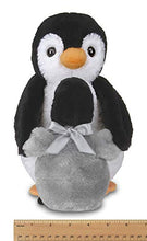 Load image into Gallery viewer, Bearington Wiggles and Wobbles Plush Stuffed Animal Penguin with Baby, 10 inches