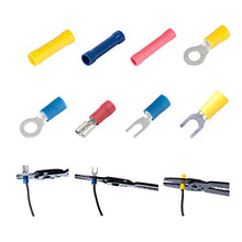 Load image into Gallery viewer, Amlits 300 PCS Insulated Wire Electrical Connectors - Butt, Ring, Spade, Quick Disconnect - Crimp Terminals Connectors Assortment Kit
