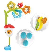 Load image into Gallery viewer, Yookidoo Baby Bath Mobile - Spinning Flowers and Swiveling Fountain for Newborn and Toddler Bath Time Sensory Development (Tub Not Included) - Attaches to Any Size Tub Wall - 0-2 yrs.