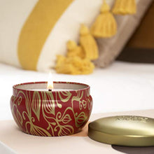 Load image into Gallery viewer, LA JOLIE MUSE Cinnamon Pumpkin Scented Candle, 100% Natural Soy Candle for Home, Vanilla Tobacco Bergamot, 45 Hours Long Burning Halloween Candle, Tin, 6.5Oz Halloween Candle