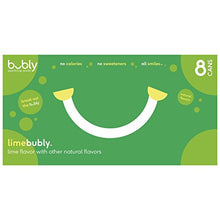Load image into Gallery viewer, bubly Sparkling Water, Lime, 12 fl oz. cans (8 Pack)