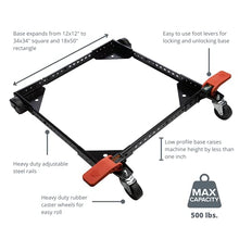 Load image into Gallery viewer, Adjustable Mobile Base HTC2000 for Power Tools by HTC , Black
