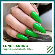 Load image into Gallery viewer, Morovan Gel Nail Polish Kit Green Set - 6 Colors Green Gel Nail Polish Set Glitter Green Grass Soak-Off LED UV Gel Nail Polish for DIY Nail Manicure Kit Gift Box for Beginners 10ml Bottle