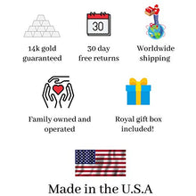 Load image into Gallery viewer, 14k White Gold Small Round Hoop Earrings, 12mm (0.48 inch Diameter)