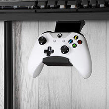 Load image into Gallery viewer, Gamepad Under The Desk Mount Holder Hanger for Xbox One, Switch, PS4, PC, Steam, Steelseries & Most Game Controllers, No Screws, VHB Tape, by Brainwavz (Black, Improved Adheasion Nov2019)