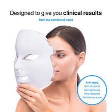 Load image into Gallery viewer, Luma LED Skin Therapy Mask - Home Skin Rejuvenation & Anti-Aging Light Therapy - 7 Color LED - Facial Skin Care - Skin Tightening - Wrinkles & Fine Lines - Boost Collagen - Inflammation Fighter