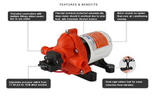 Load image into Gallery viewer, SEAFLO 33-Series Industrial Water Pressure Pump w/ Power Plug for Wall Outlet - 115VAC, 3.3 GPM, 45 PSI