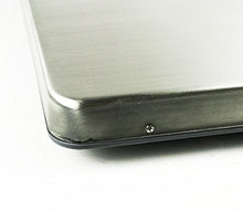 Load image into Gallery viewer, Angel USA Extra Large Platform 22 Inches x 18 Inches Stainless Steel 400 Pounds Heavy Duty Digital Postal Shipping Scale, Powered by Batteries or AC Adapter, for Floor Bench Office Weight Weighing