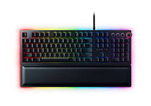 Load image into Gallery viewer, Razer Huntsman Elite Gaming Keyboard: Fastest Keyboard Switches Ever - Clicky Optical Switches - Chroma RGB Lighting - Magnetic Plush Wrist Rest - Dedicated Media Keys & Dial - Classic Black