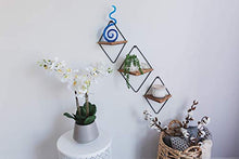 Load image into Gallery viewer, Simulayte Floating Geometric Triangle Shelves | Rustic Wall Shelf Set of 3 | Modern Wall Decor | Diamond Frame | Farmhouse Art | Mounting Hardware Included