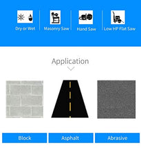 Load image into Gallery viewer, (10 Pack) VORTEX DIAMOND VPSA 14 inch Asphalt Dry Cutting Segmented Diamond Saw Blades (14" - 10pcs)