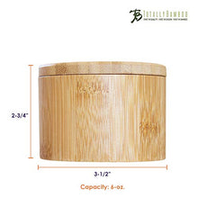 Load image into Gallery viewer, Totally Bamboo Salt Cellar Bamboo Storage Box with Magnetic Swivel Lid, 6 Ounce Capacity