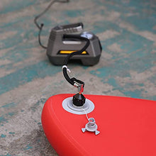 Load image into Gallery viewer, HEYTUR Inflatable Boat SUP Pump Adaptor Standard Schrader Conventional Air Pump Air Valve Adapter Spoke Plate Attachment(Black)