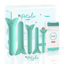 Load image into Gallery viewer, Petala 5-Pack Silicone Dilators for Women with Smartphone App - Extra Small to Large - Exerciser Trainer Set for Vaginismus, Pain, Vulvodynia, Vaginitis