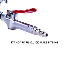 Load image into Gallery viewer, High Volume Powerful Industrial Air Blow Gun with 14-21 Inch Extensible Stainless Steel Air Flow Nozzle,Pneumatic Air Compressor Accessories Tool Dust Air Blower Gun-Extended to 26 Inch Total Size