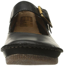 Load image into Gallery viewer, Clarks womens Janey June mary jane flats, Black Leather, 8.5 US
