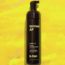 Load image into Gallery viewer, b.tan Self Tanner Mousse - Pasty to Tasty - Darker, Mega Hydrating Self Tanning Treatment, Juiced Up With Niacinamide + Peptides For Luscious, Bronzed & Delicious Lookin' Skin, Clean Fake Tan, 200ml
