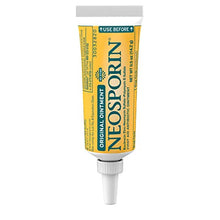 Load image into Gallery viewer, Neosporin Original First Aid Antibiotic Ointment with Bacitracin, Zinc for 24-Hour Infection Protection, Wound Care Treatment and The Scar Appearance Minimizer for Minor Cuts, Scrapes and Burns.5 Oz