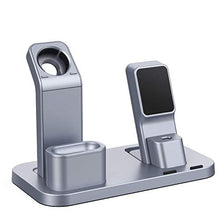 Load image into Gallery viewer, Conido Charging Station for Apple Products, 3 in 1 Charging Dock for Apple Watch SE 6 5 4 3 2 1, Charging Stand for AirPods 1 2 iPhone SE New 11 Pro Max XR XS Max X 8 Plus 7 Plus 6S Plus 5 5S SE 5C