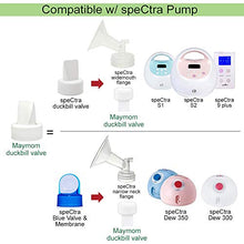 Load image into Gallery viewer, Maymom 6 Count Duckbill Valves for Spectra S1 Spectra S2 Spectra 9 Plus. Not Original Spectra Pump Parts Replace Spectra Duckbill Valve Not Original Spectra S2 Accessories Work w Spectra (White)