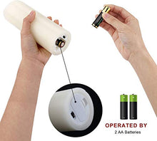 Load image into Gallery viewer, Pandaing Flameless Candles Battery Operated LED Pillar Real Wax Electric Unscented Candles with Remote Control Cycling 24 Hours Timer, Ivory Color, Set of 9