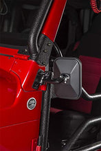Load image into Gallery viewer, Rugged Ridge 11025.22 Stubby Trail Mirror, Rectangular Pair, Textured Black; 97-18 Jeep Wrangler JK