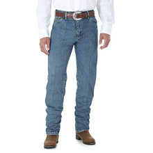 Load image into Gallery viewer, Wrangler Men's George Strait Cowboy Cut Original Fit Jean, Greyed Denim, 35W x 30L