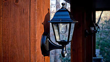 Load image into Gallery viewer, Maxsa 44219 Battery-Powered Motion-Activated Wall Sconce in Black 6.00x12.50x7.00