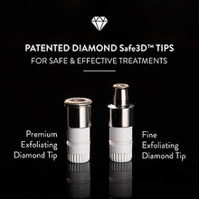 Load image into Gallery viewer, Microderm GLO Diamond Microdermabrasion Machine and Suction Tool - Clinical Micro Dermabrasion Kit for Tone Firm Skin, Advanced Home Facial Treatment System & Exfoliator For Bright Clear Skin