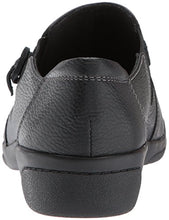 Load image into Gallery viewer, Clarks Women's Cheyn Madi Loafer, Black Tumbled Leather, 8 M US
