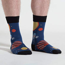 Load image into Gallery viewer, Sock It To Me Men's Planets Crew Socks