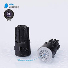 Load image into Gallery viewer, LEONLITE Landscape Bollard Pathway Light Bundle Wire Connectors, 8-Pack 5W LED Outdoor Waterproof Garden Light, 12-24V Low Voltage, 3000K Warm White & 20-Pack Waterproof Wire Nuts, 22AWG-16AWG, Black