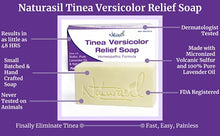 Load image into Gallery viewer, Naturasil Homeopathic Remedies Tinea Versicolor 10% Sulfur Soap | Also Helps to Relieve Candida & Onychomycosis- 4 Ounce Bar