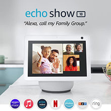 Load image into Gallery viewer, Echo Show 10 (3rd Gen) | HD smart display with motion and Alexa | Glacier White