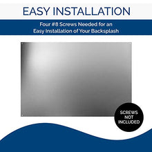 Load image into Gallery viewer, Broan-NuTone SP3004 Reversible Stainless Steel Backsplash Range Hood Wall Shield for Kitchen, 24 by 30-Inch