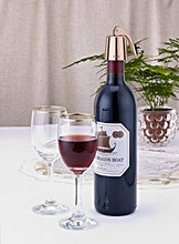 Load image into Gallery viewer, OWO Wine bottle Stopper, Wine Saver with Silicone, Decorative Wine Preserver, Wine Toppers Stopper,Reusable Wine Cork Keeps Wine Fresh (Rose Gold)