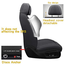 Load image into Gallery viewer, NS YOLO Leather Car Seat Covers, Faux Leatherette Automotive Vehicle Cushion Cover for Cars SUV Pick-up Truck Universal Fit Set for Auto Interior Accessories