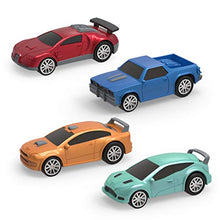 Load image into Gallery viewer, Driven by Battat – Turbocharge Pullback Vehicles – Toy Set with 4 Cars – Race Car Toys and Playsets for Kids Aged 3 and Up