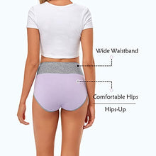 Load image into Gallery viewer, Tummy Control Underwear for Women High Waisted Cotton Underwear Soft Briefs Ladies Breathable Panties Multipack