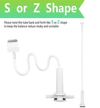 Load image into Gallery viewer, Cell Phone Clip on Stand Holder - with Grip Flexible Long Arm Gooseneck Bracket Mount Clamp for iPhone X/8/7/6/6s Plus Samsung S8/S7, Used for Bed, Desktop (White)