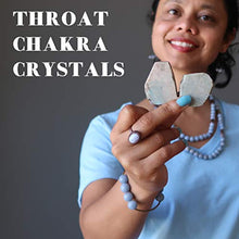 Load image into Gallery viewer, Satin Crystals Larimar Raw Gemstone Slice 2" Collectible Blue Murky Waters Pair, Natural Mineral Healing C68