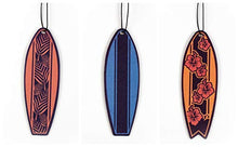 Load image into Gallery viewer, Cool Surfboards Car Air Fresheners 3 Pack Scented with Essential Oils (3)