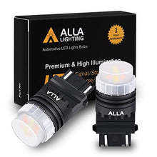 Load image into Gallery viewer, Alla Lighting Newest Mni Super Bright 3457 3157 LED Switchback Bulbs Turn Signal Lights Dual Color 6000K White (DRL/Parking)/Amber Yellow(Blinker) 4157NA 3457NA 3157NA