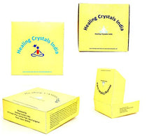 Load image into Gallery viewer, Healing Crystals India Traditional Natural Blue Feldspar Gemstone Sphere Ball Metaphysical Yoga Meditation Energy Generator, 50 MM (Rainbow Moonstone w/Black Tourmaline)