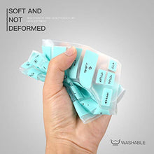 Load image into Gallery viewer, Keyboard Cover for HP Envy x360 15t with Fingerprnt, HP 15M-EE0013DX 15M-ED0023DX, 15-ED0047NR 15-ED0056NR, Envy 17t 17t-ch000 with Fingerprnt, 17m-cg0013dx 17m-ch0013dx Series Laptop - White Black