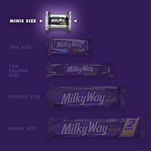 Load image into Gallery viewer, Milky Way Midnight Dark Chocolate Minis Size Candy Bars Bag, 8.9 Oz