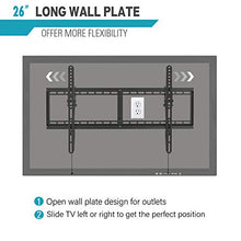 Load image into Gallery viewer, MOUNTUP Tilting TV Wall Mount Bracket for Most 37-70 Inches TVs, TV Mount with 10 Degrees Smooth Tilt, Low Profile TV Wall Mount, Easy Install on 16", 18", 24" Studs Loading Capacity 110 lbs MU0008