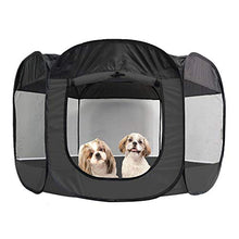 Load image into Gallery viewer, Furhaven Pet Playpen - Indoor-Outdoor Mesh Open-Air Playpen and Exercise Pen Tent House Playground for Dogs and Cats, Gray, Extra Large