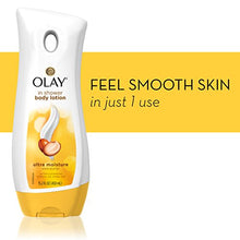 Load image into Gallery viewer, Olay Ultra Moisture Shea Butter In-Shower Body Lotion, Improves Dry Skin Hydration in 5 Days, 15.2 Fl Oz (Pack of 4)